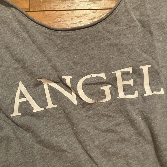 Gray Victorias Secret Angel Cotton Nightgown/ Sleep Dress - Picture 4 of 7